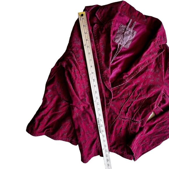 Maurices Office Chic Work womens long sleeve pockets Blazer fucsia plus XXL - Picture 6 of 9